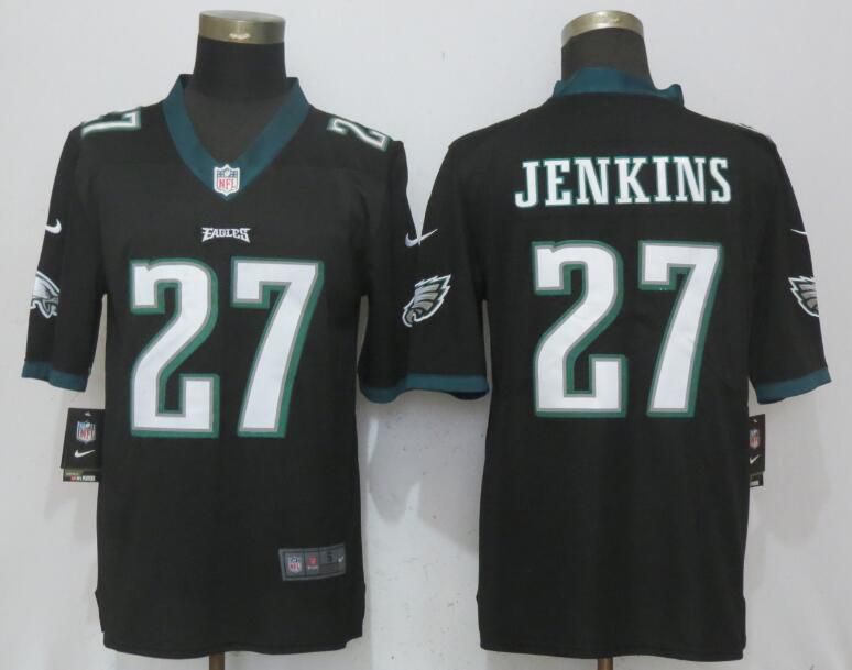 Men Philadelphia Eagles 27 Jenkins Black Vapor Untouchable New Nike Limited NFL Jerseys